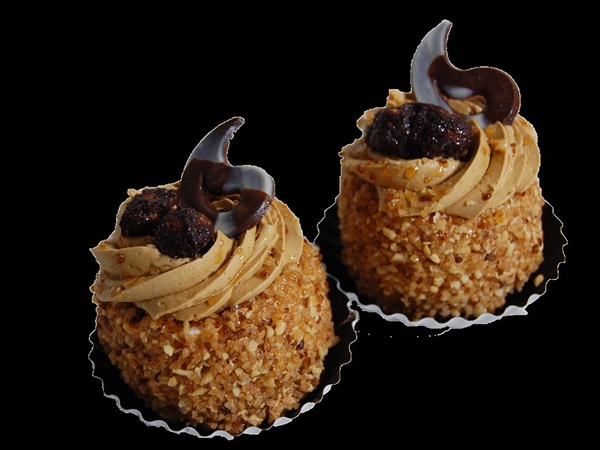 Hazelnootschuim gebak