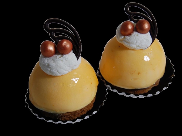 Kwarkgebak passievrucht