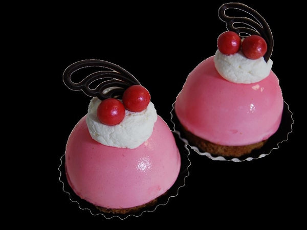 Kwarkgebak frambozen